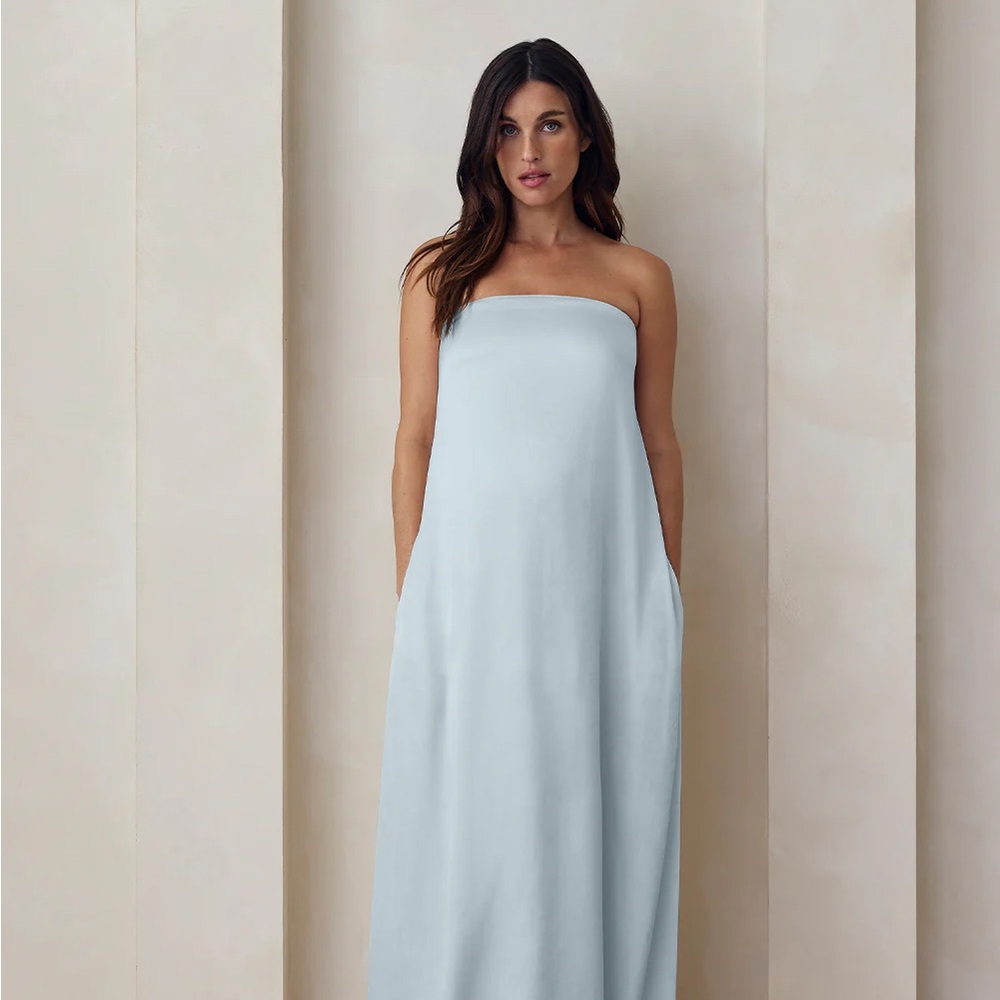 BUMPSUIT Brushed Satin Gown (NTW)